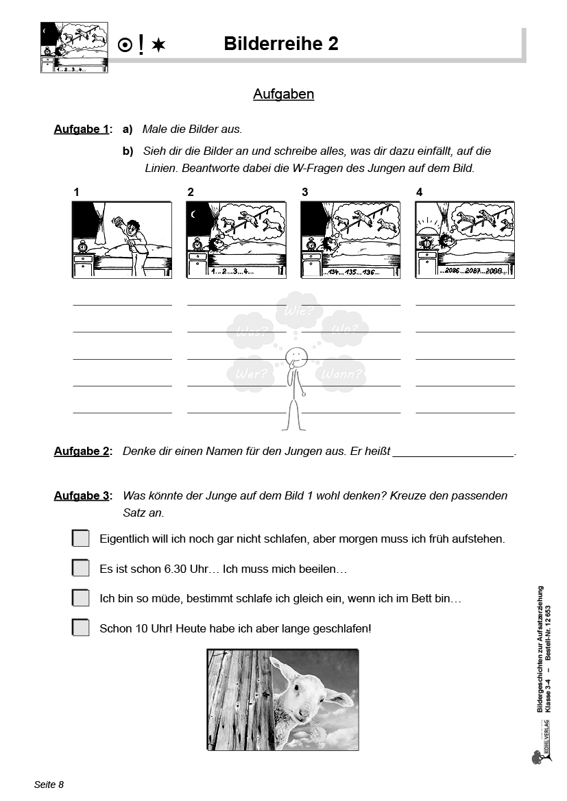 Bildergeschichten zur Aufsatzerziehung / Klasse 3-4