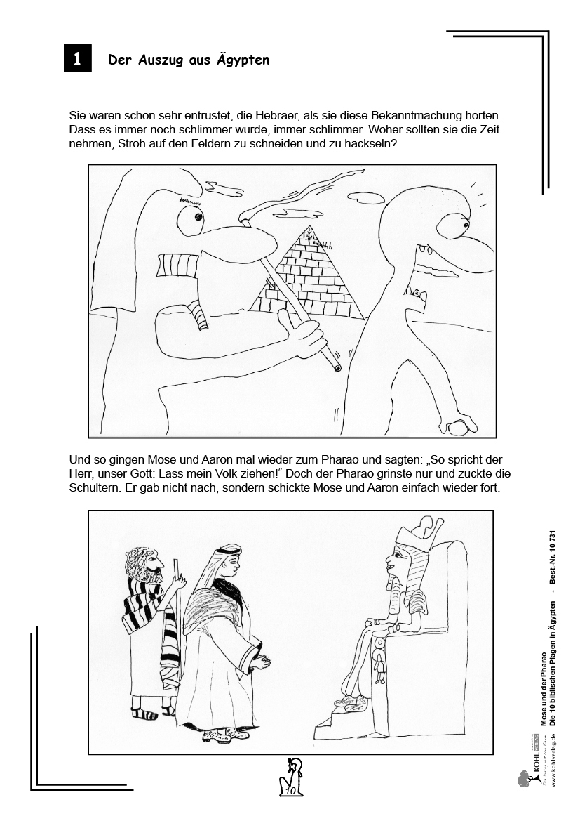 Mose und der Pharao - Die zehn biblischen Plagen in Ägypten