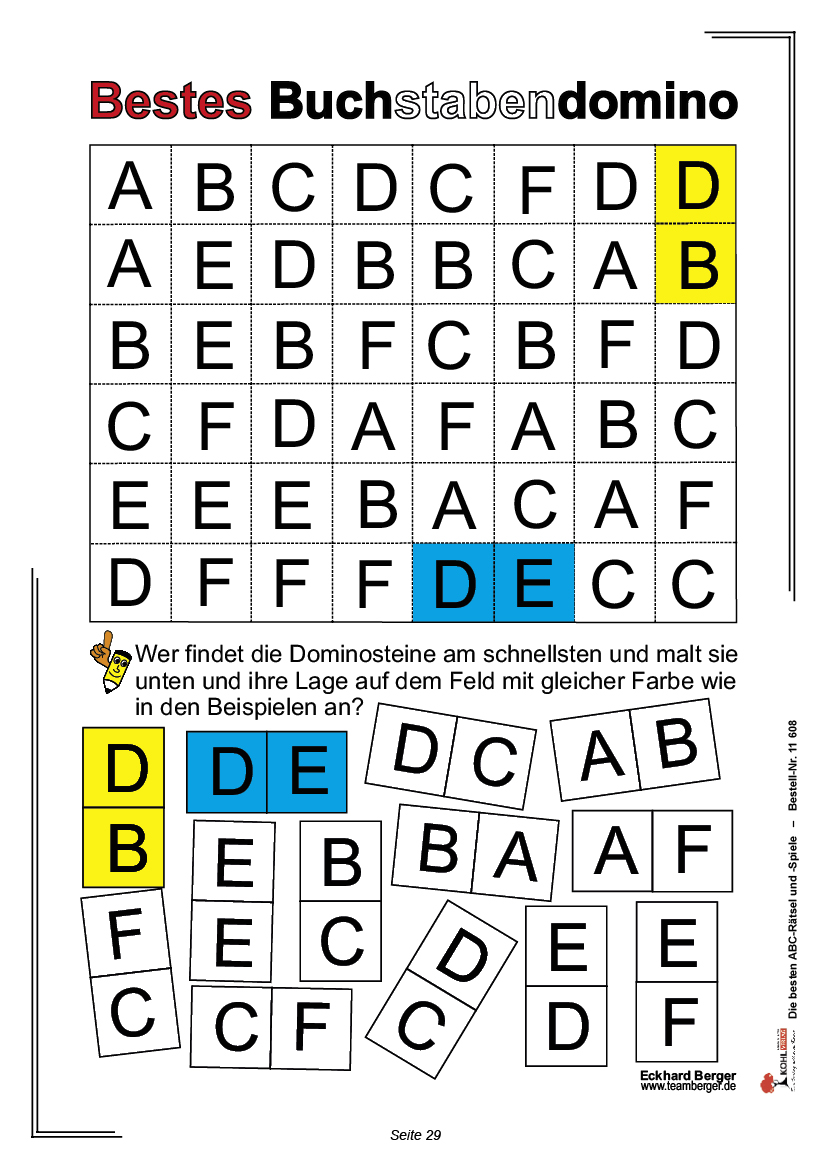 Die besten ABC-Rätsel & -Spiele - Wahrnehmen, Gestalten, Lesen und Schreiben von Buchstaben und Zahl