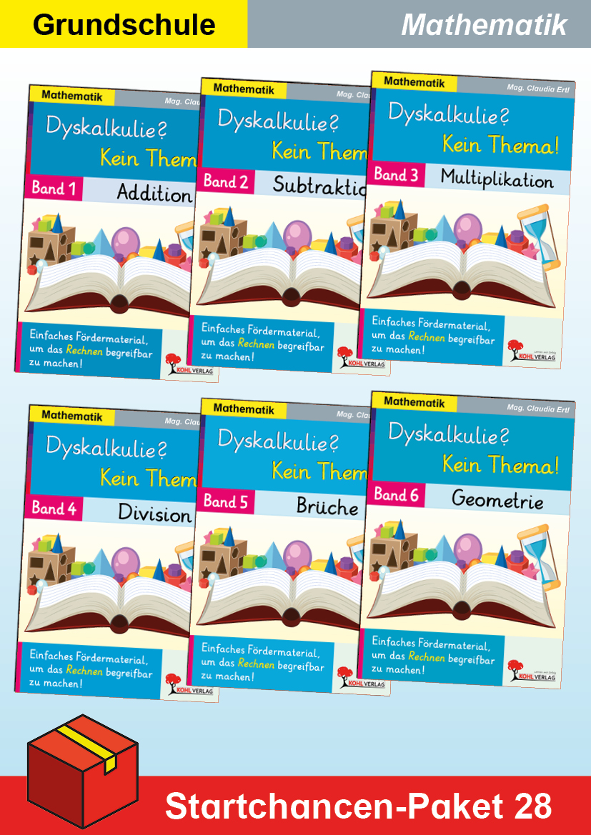 Startchancen-Paket 28 (Mathematik GS & SEK): Dyskalkulie? Kein Thema!