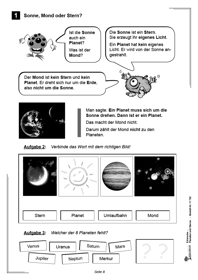 Erforsche ... Planeten & Sterne