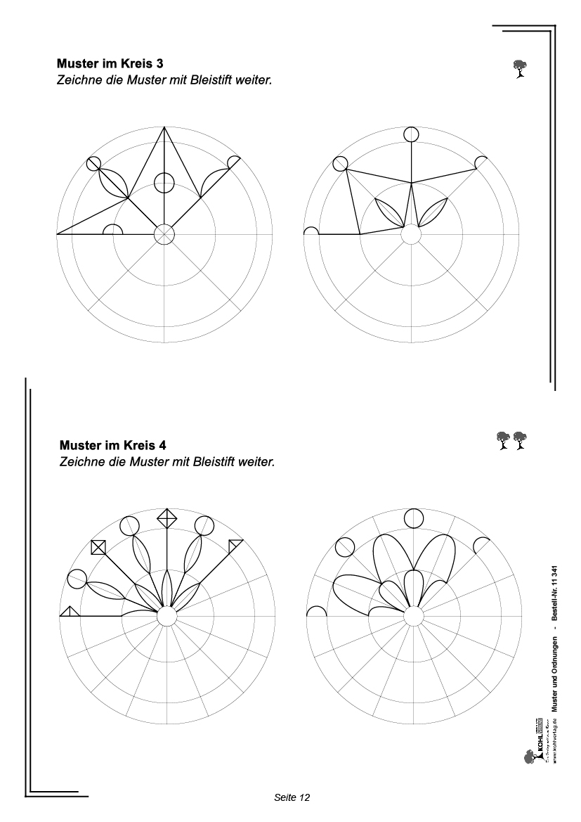 Muster und Ordnungen - Erste Übungen zum geometrischen Verständnis