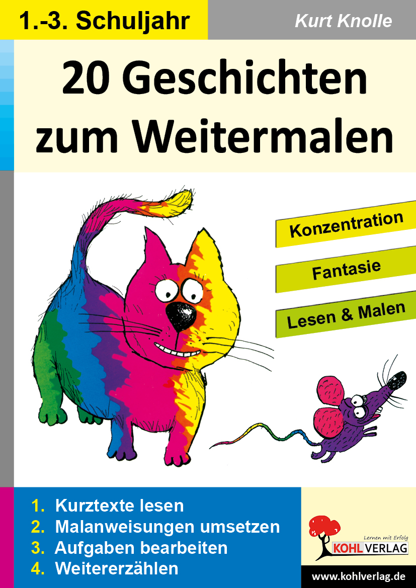 20 Geschichten zum Weitermalen / Klasse 1-3