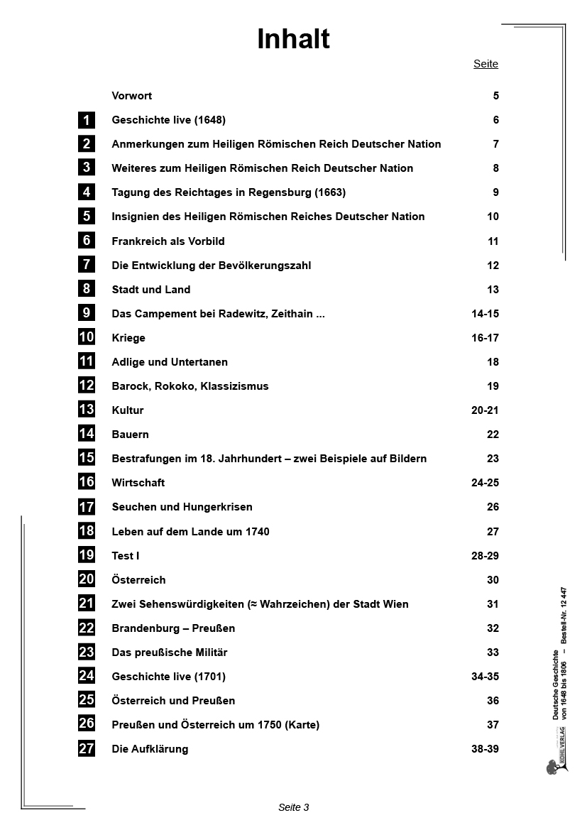 Deutsche Geschichte von 1648 bis 1806