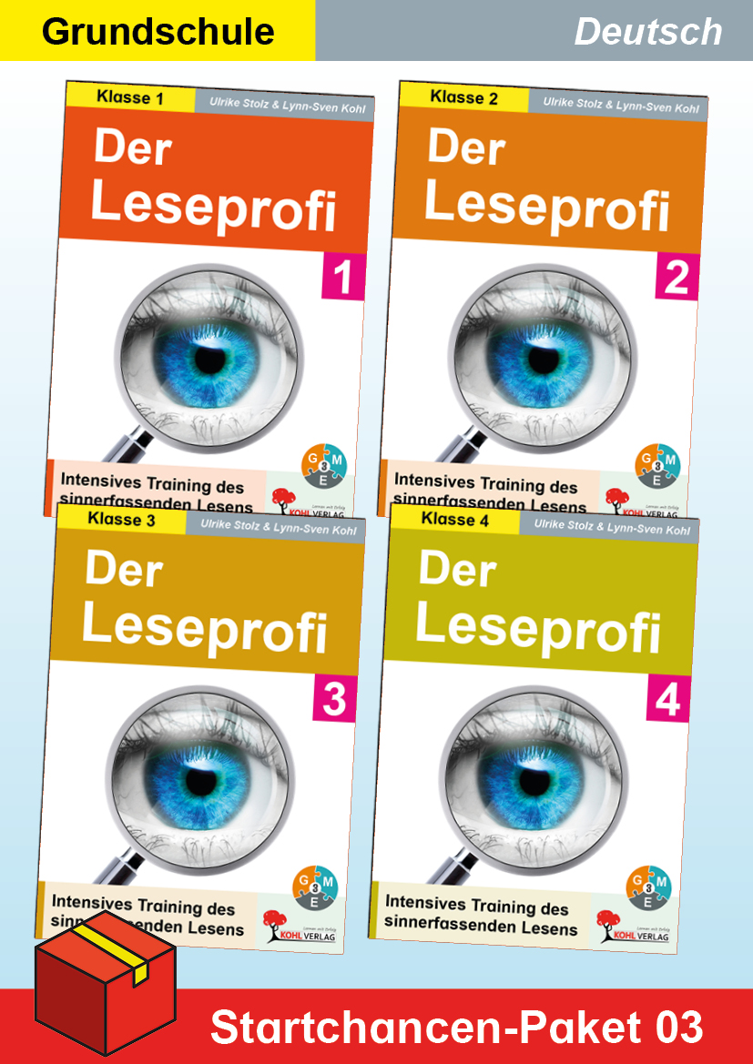 Startchancen-Paket 03 (Deutsch GS): Lesetraining - Der Leseprofi