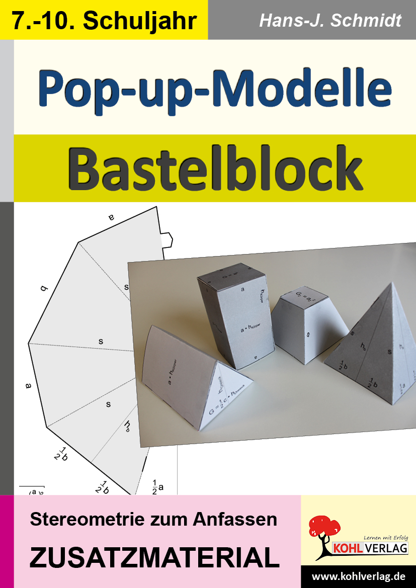 Pop-up-Modelle / Bastelblock - Basteln von Körpern