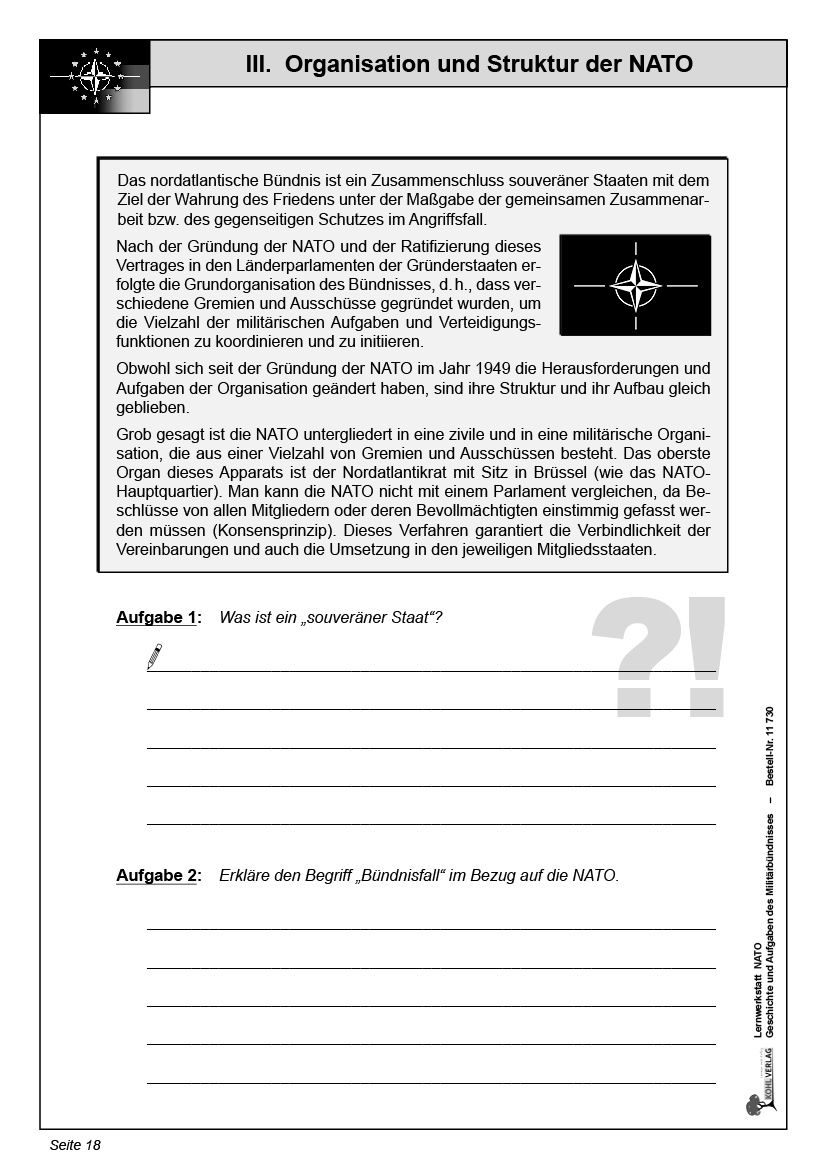 Lernwerkstatt NATO Lernwerkstatt NATO