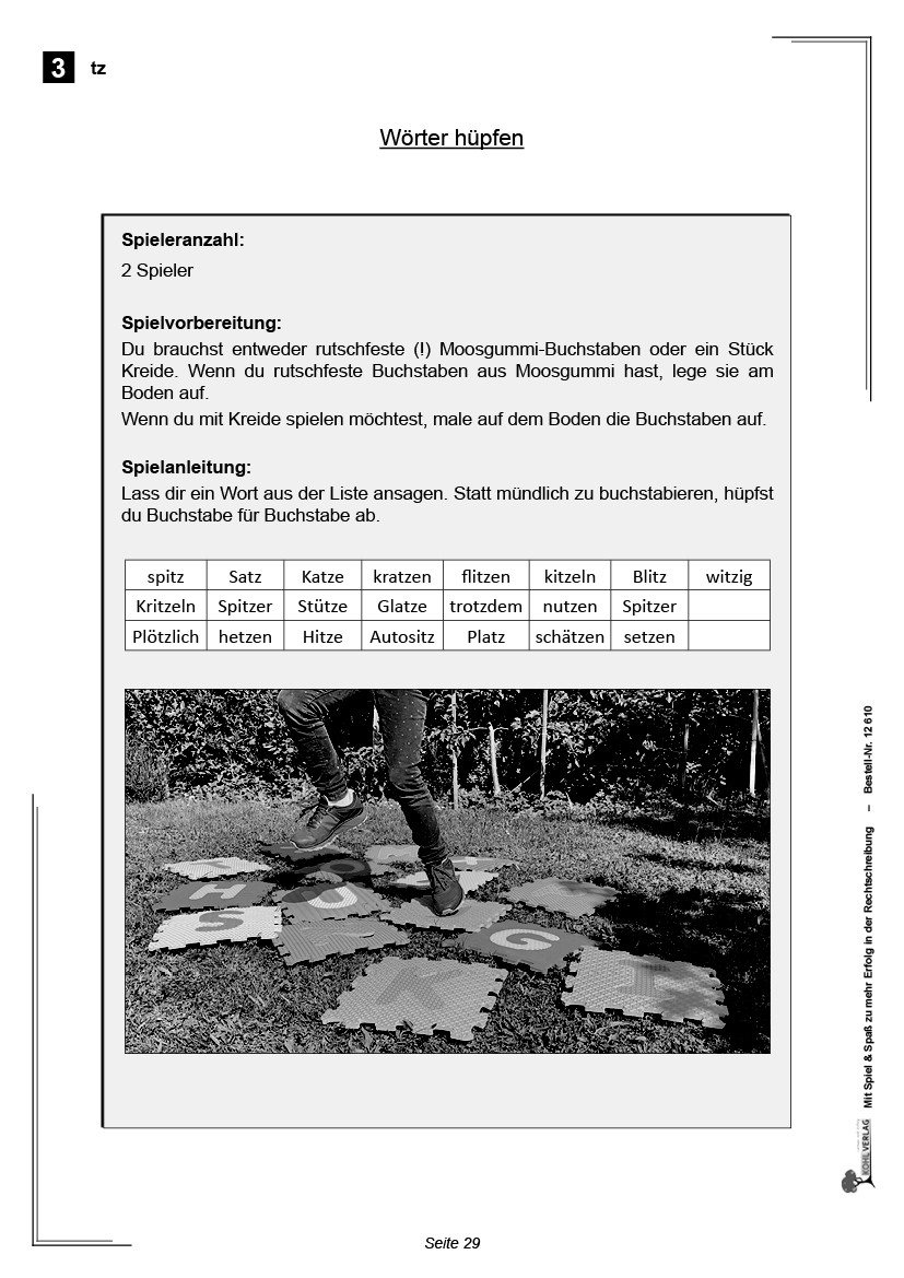 Mit Spiel & Spaß zu mehr Erfolg in der Rechtschreibung