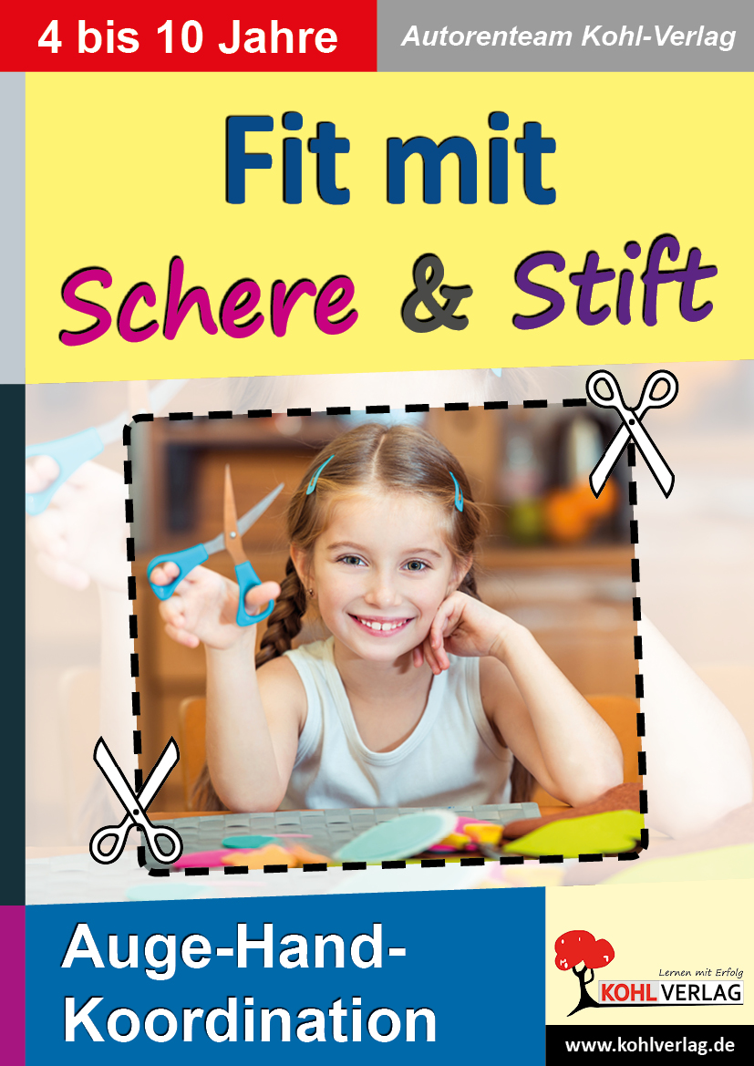 Fit mit Schere & Stift