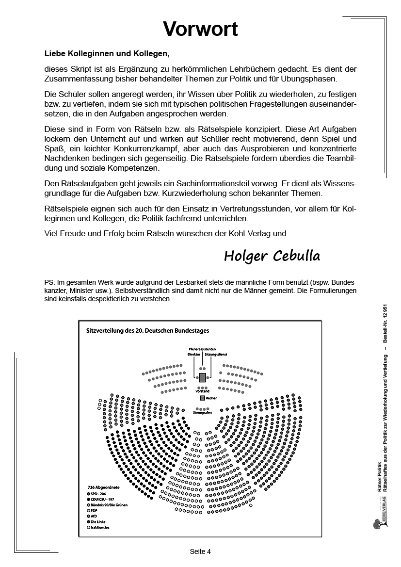 Rätsel Politik