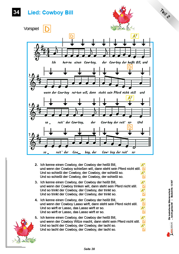 Die kunterbunte Gitarrenschule ... leicht gemacht!