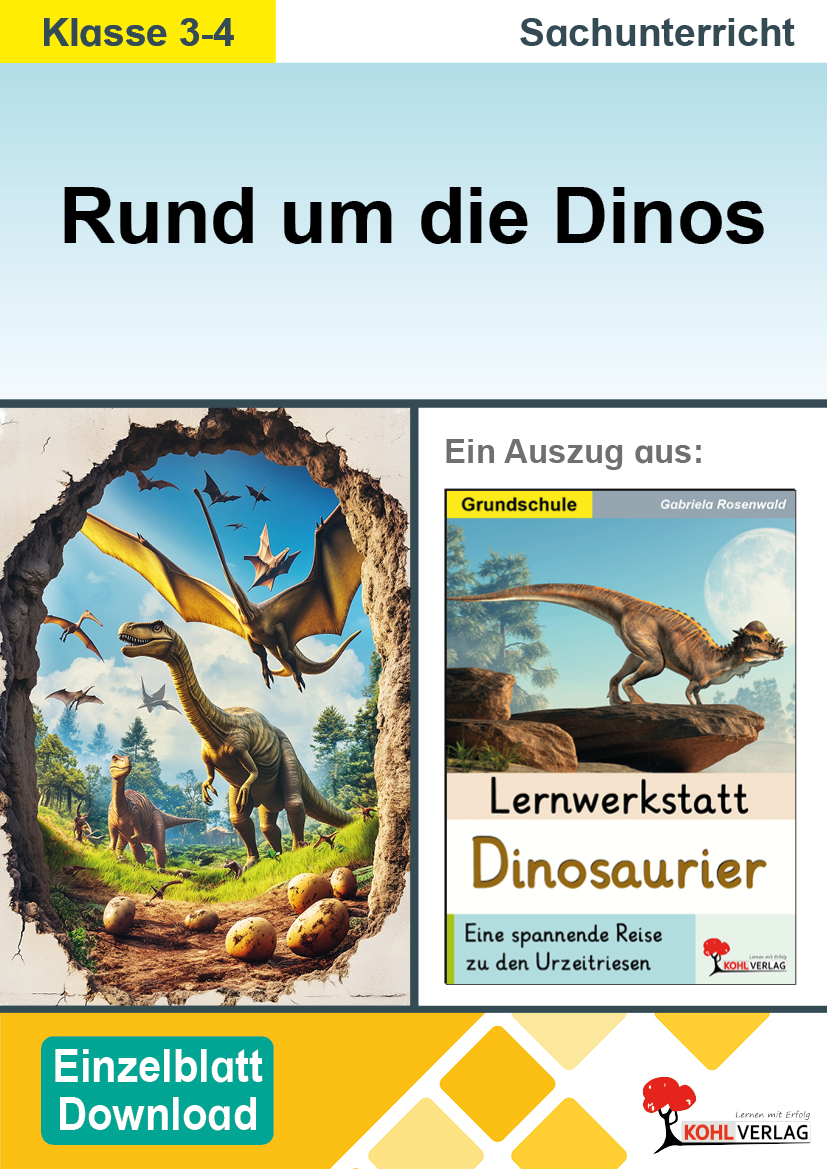 Lernwerkstatt Dinosaurier / Rund um die Dinos
