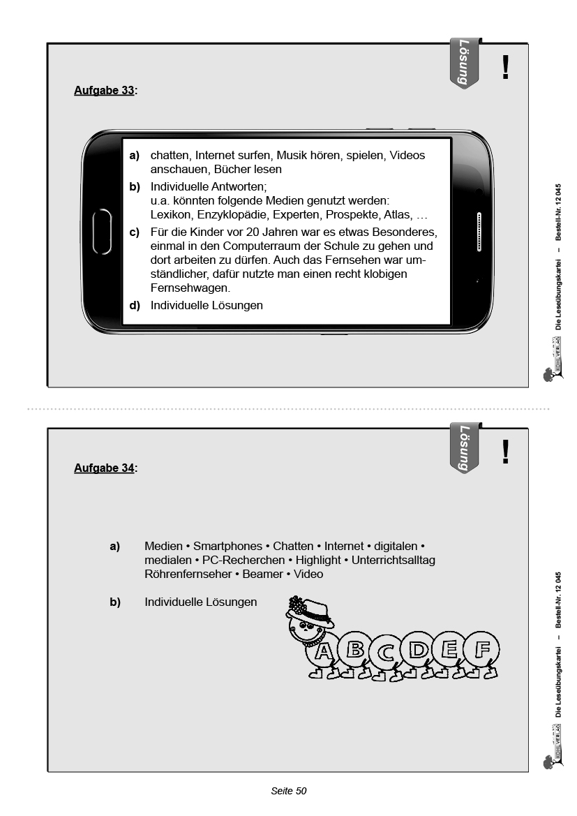 Die Leseübungskartei - Mit motivierenden Lesetexten in verschiedenen Niveaustufen