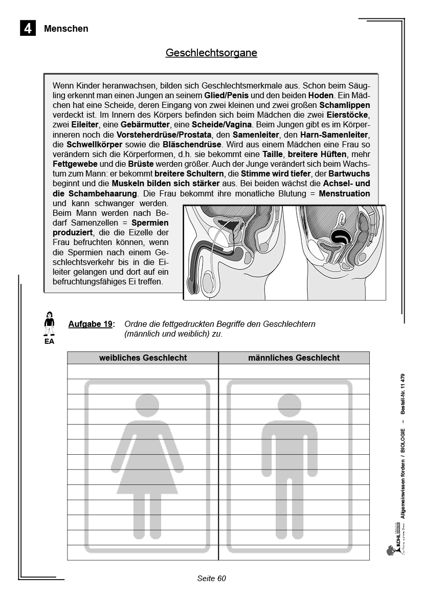 Allgemeinwissen fördern BIOLOGIE Allgemeinwissen fördern BIOLOGIE