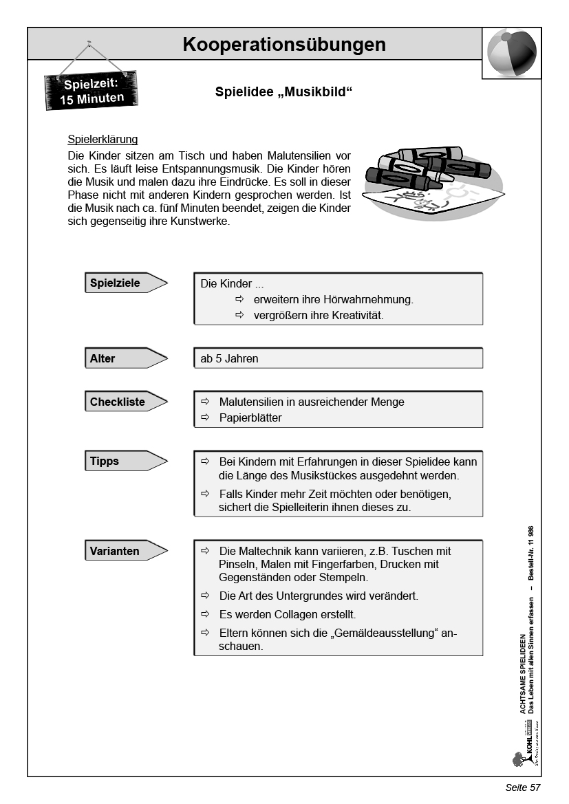 Achtsame Spielideen