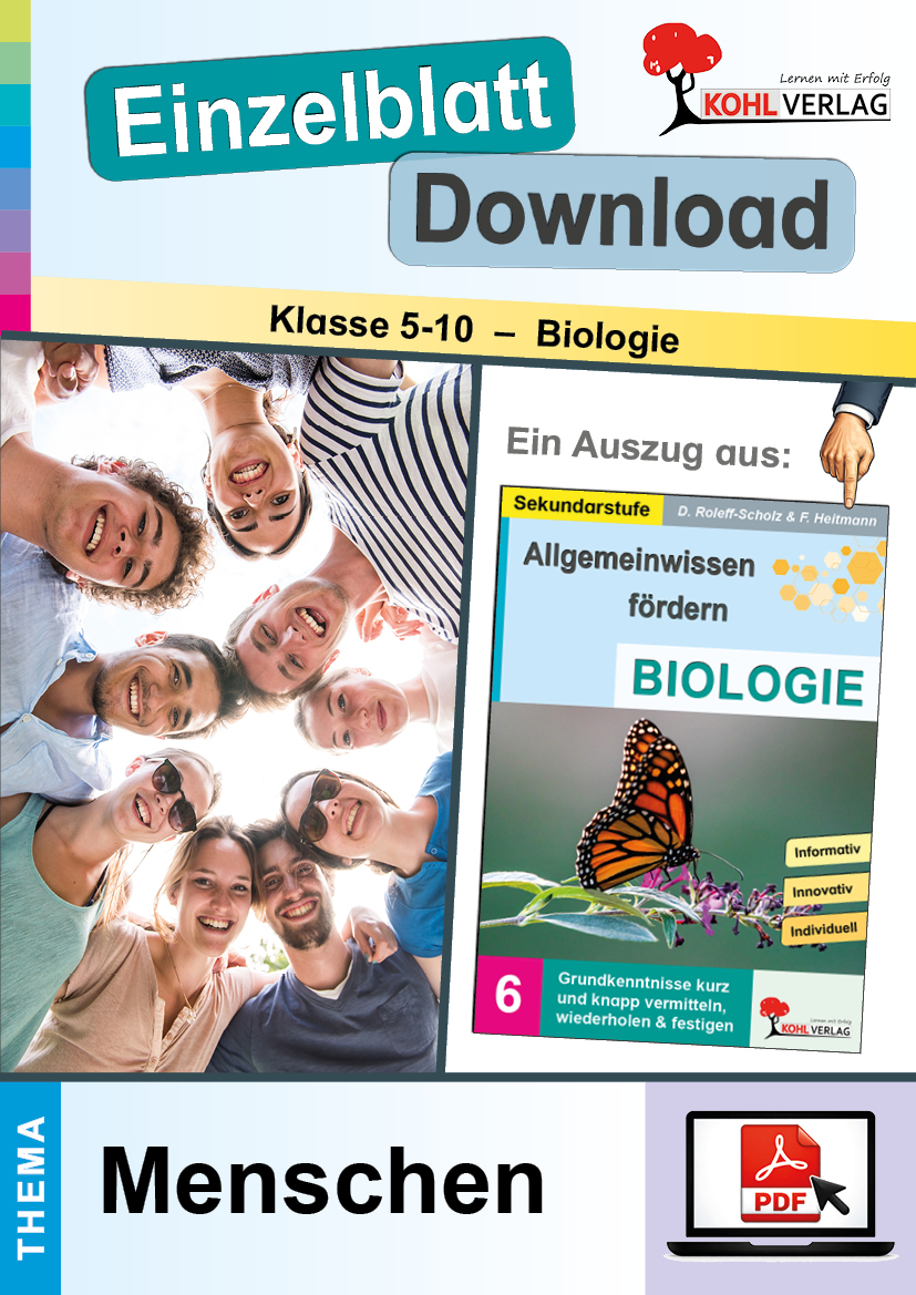 Allgemeinwissen fördern BIOLOGIE: Menschen