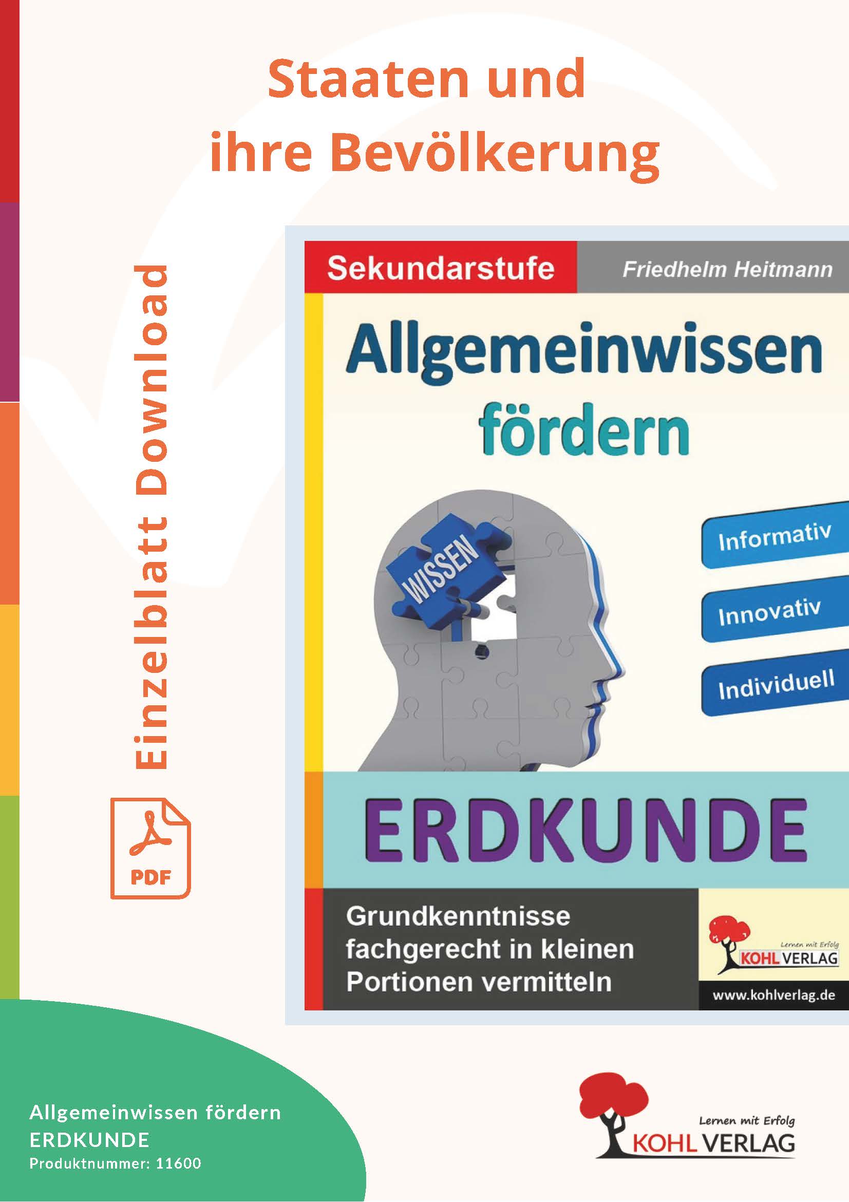 Erdkunde: Staaten und ihre Bevölkerung Erdkunde: Staaten und ihre Bevölkerung