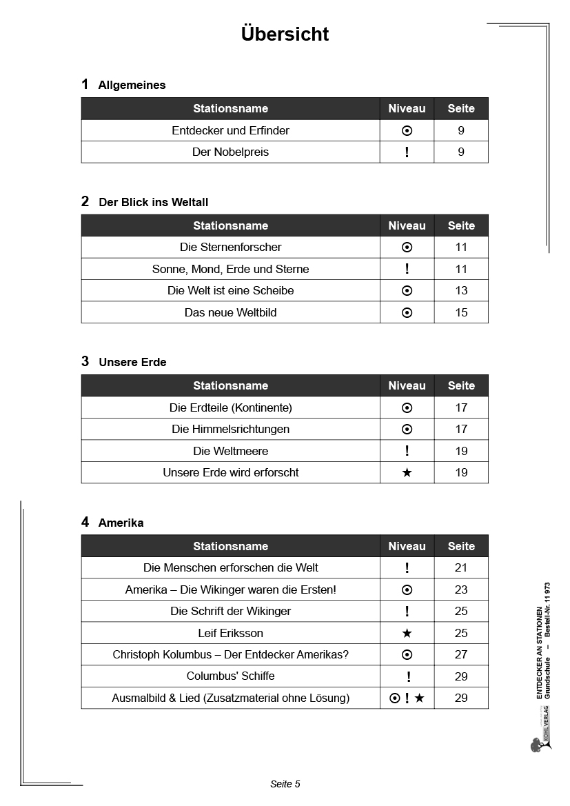 Entdecker an Stationen - Grundschule