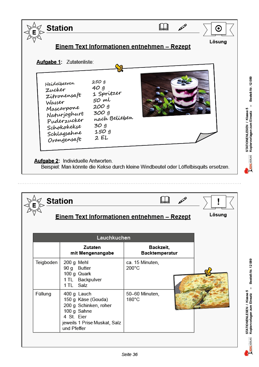 Stationenlesen Klasse 5