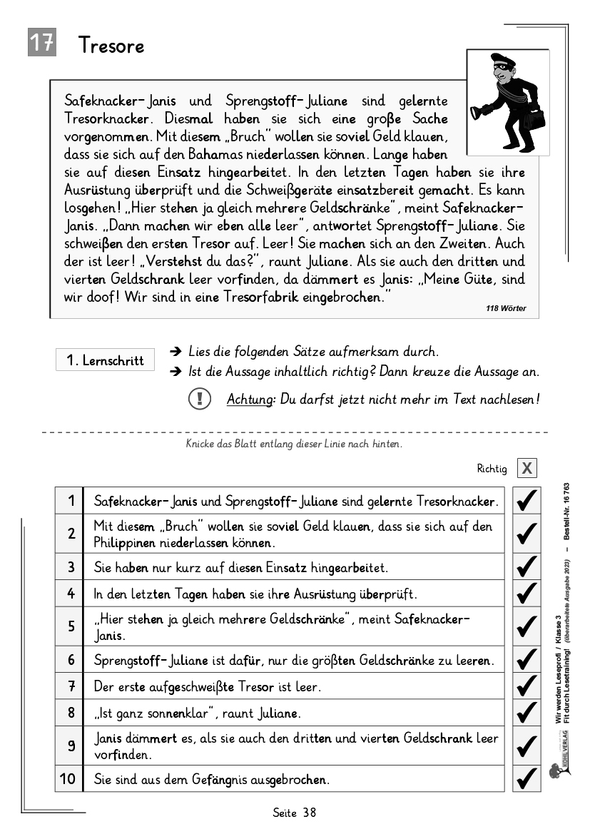 Der Leseprofi / Klasse 3