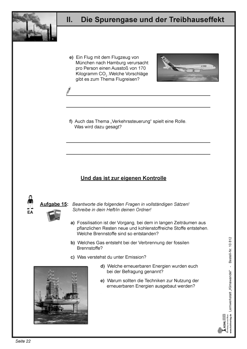 Lernwerkstatt Klimawandel Lernwerkstatt Klimawandel