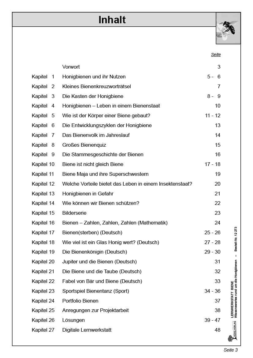 Lernwerkstatt Biene Lernwerkstatt Biene
