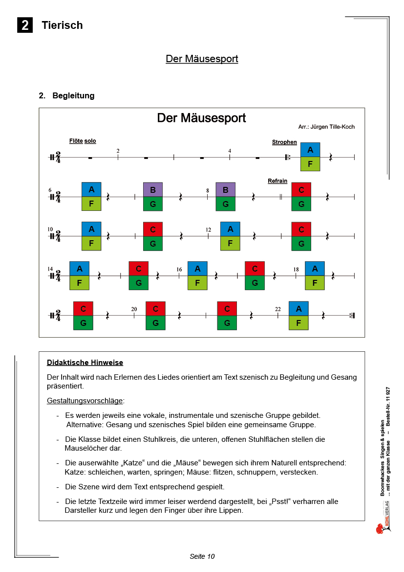 Boomwhackers - Singen & spielen mit der ganzen Klasse