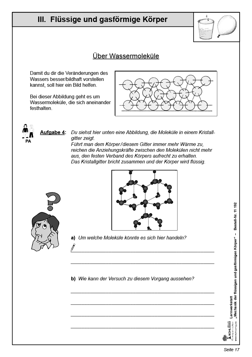 Lernwerkstatt Mechanik der flüssigen und gasförmigen Körper