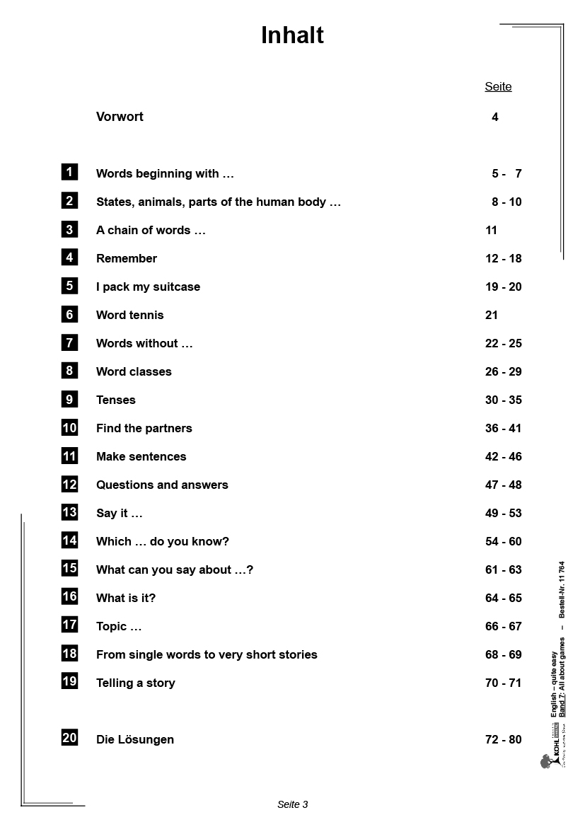 All about games - English - quite easy! / Band 7