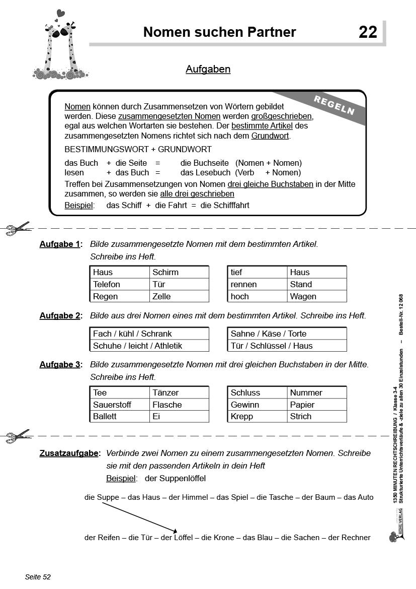 1350 Minuten Rechtschreibung / Klasse 3-4