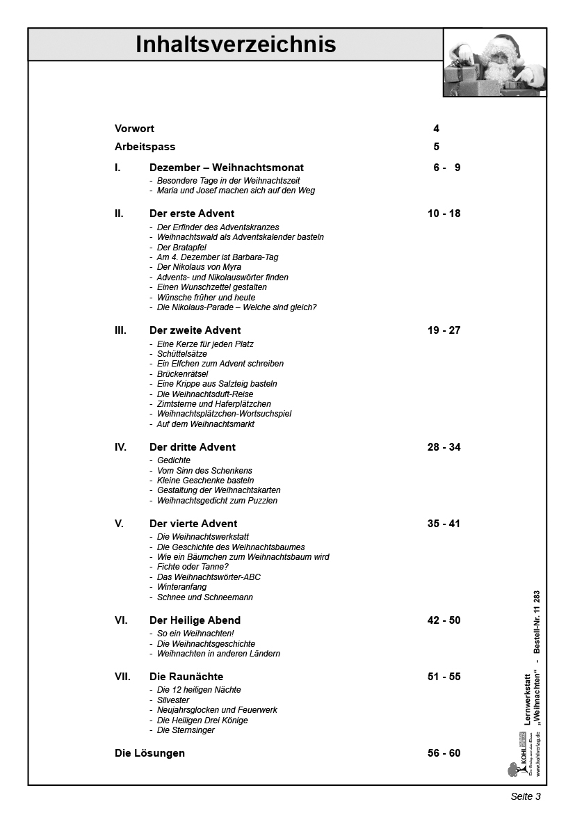 Lernwerkstatt Advent & Weihnachten