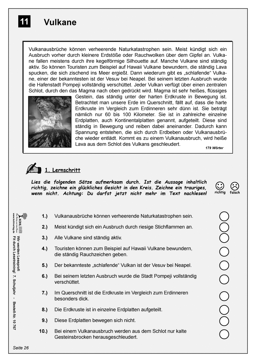 Wir werden Leseprofi / Klasse 7