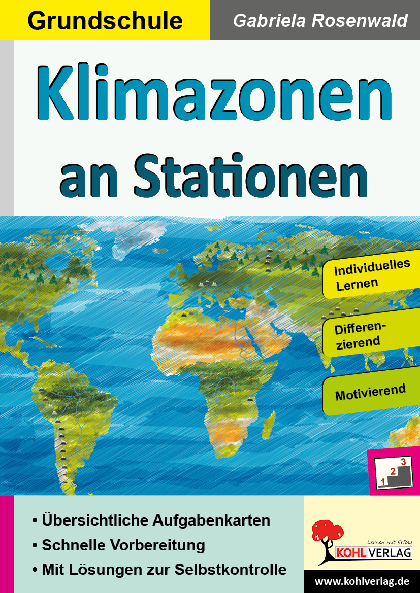 Klimazonen an Stationen / Grundschule
