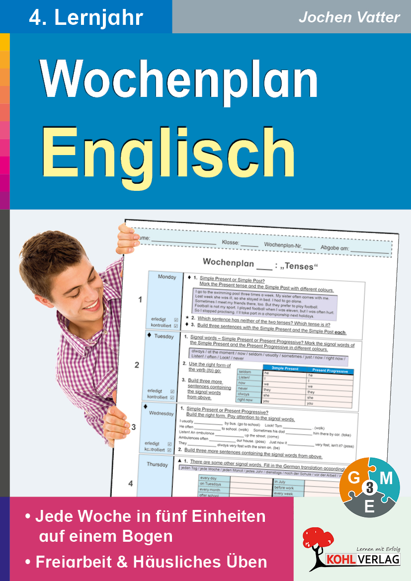 Wochenplan Englisch 4 - Ab 4. Lernjahr
