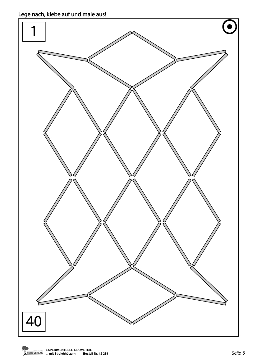 Experimentelle Geometrie mit Streichhölzern