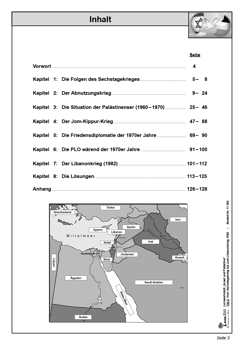 Lernwerkstatt Israel und Palästina / Band 2: Vom Sechstagekrieg bis zum Libanonkrieg 1982