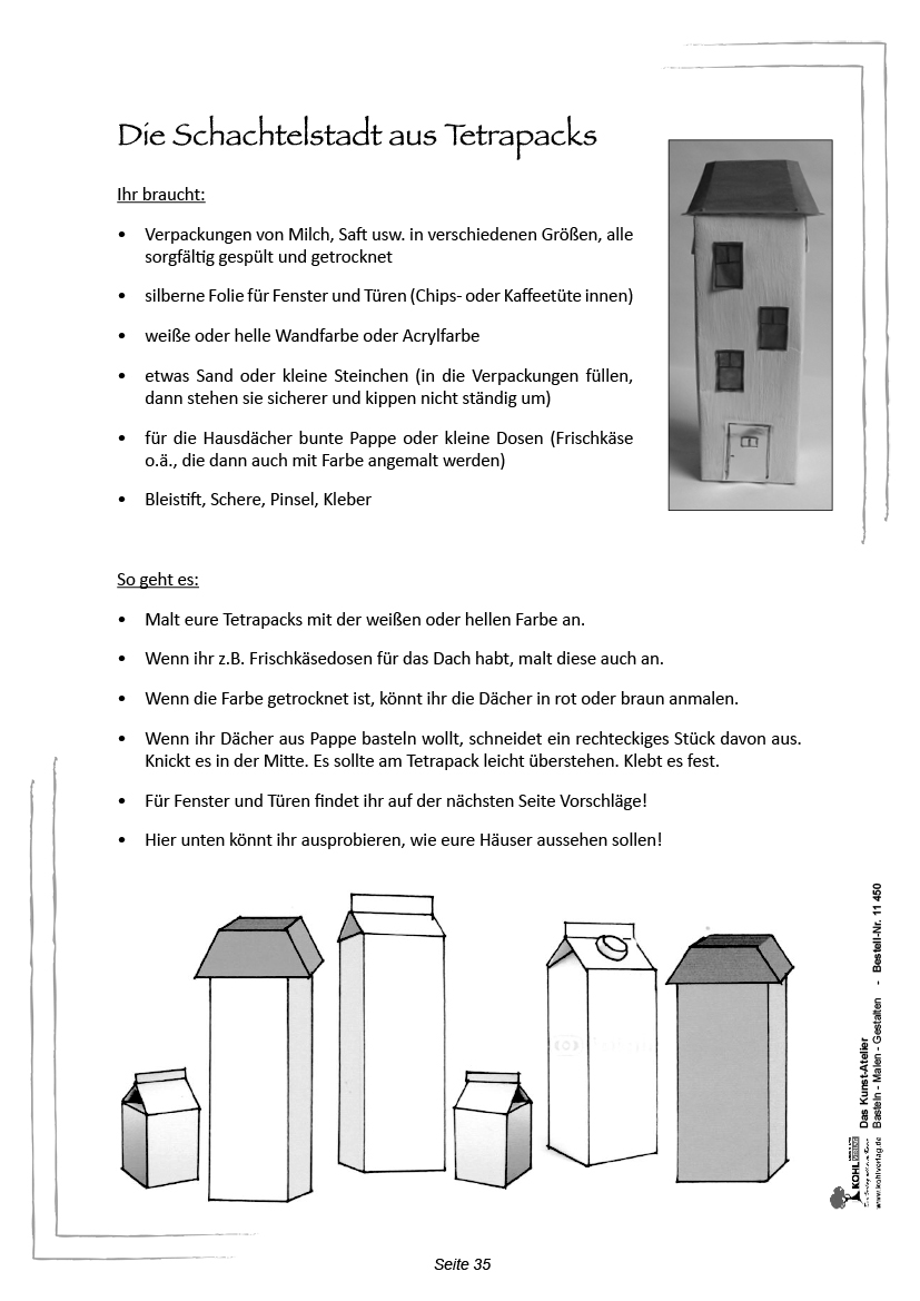 Das Kunstatelier - Basteln, Malen, Gestalten