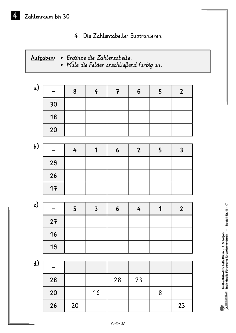 Mathe-Rätsel für helle Köpfe / Klasse 1