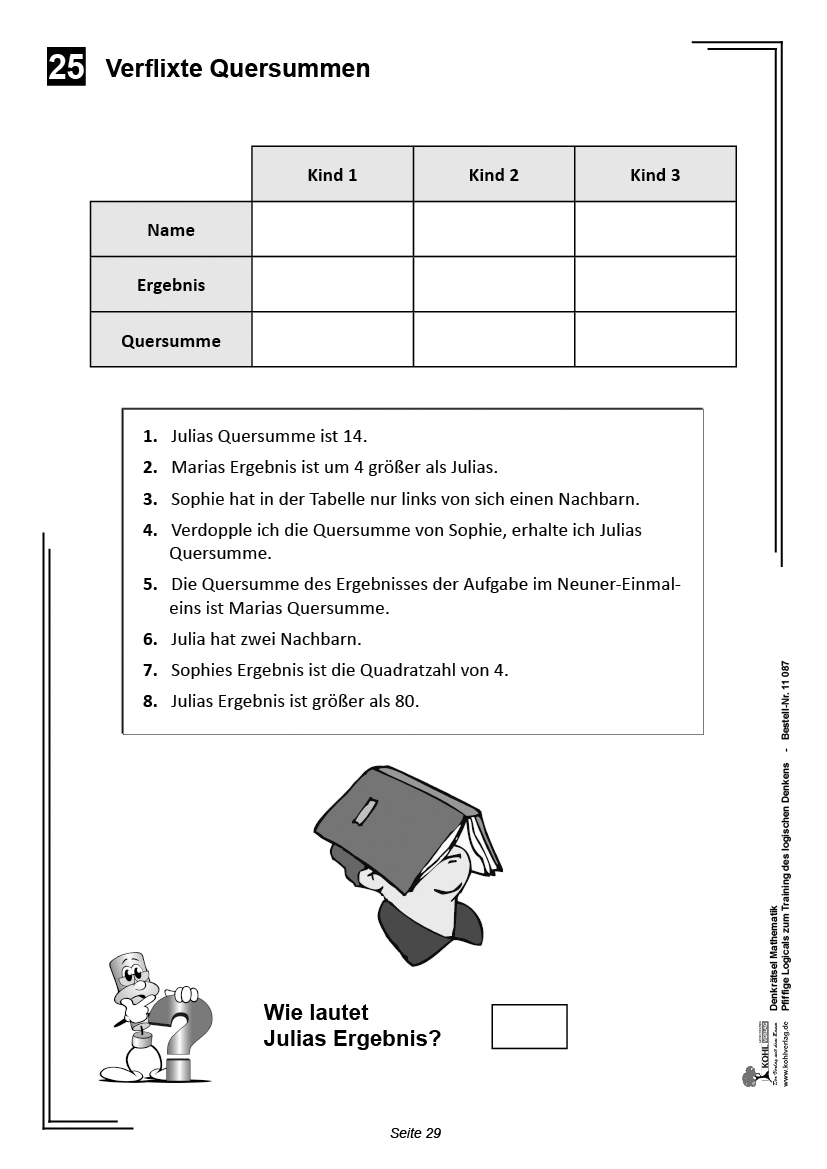 Logikrätsel Mathematik