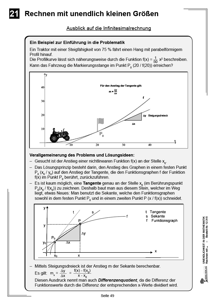 Unendlichkeit in der Mathematik