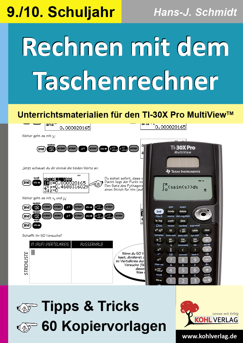 Rechnen mit dem Taschenrechner - 9./10. Schuljahr