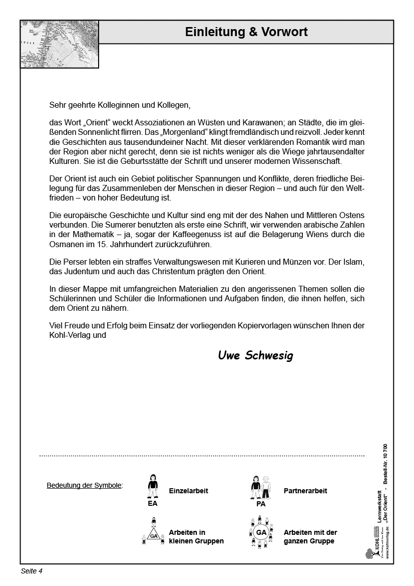 Lernwerkstatt Der Orient Lernwerkstatt Der Orient