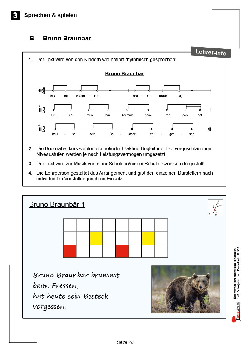 Boomwhackers fachfremd einsetzen / Klasse 1-2