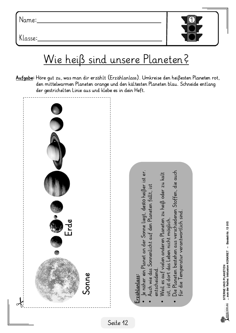 Sterne und Planeten