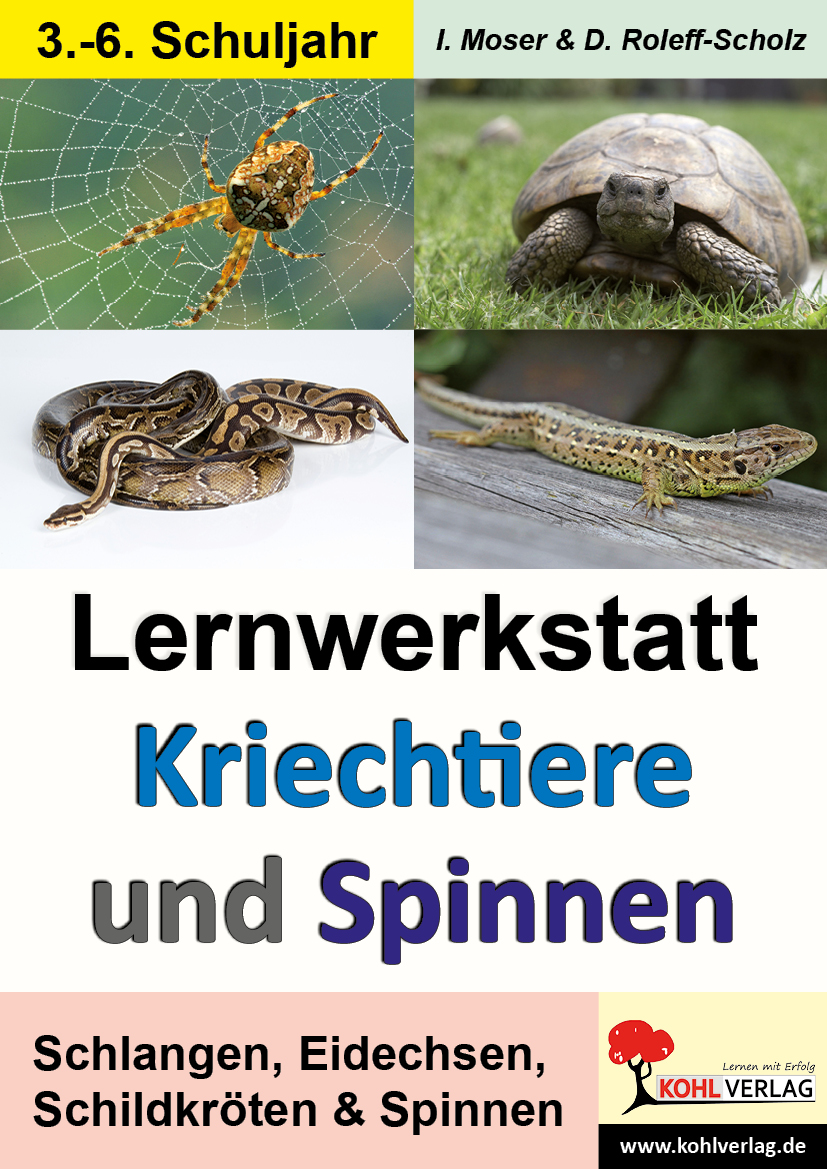 Lernwerkstatt Kriechtiere und Spinnen