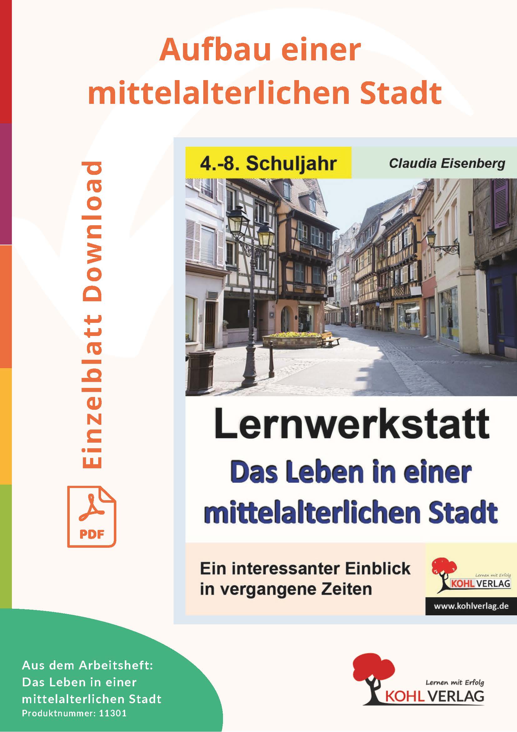 Aufbau einer mittelalterlichen Stadt Aufbau einer mittelalterlichen Stadt