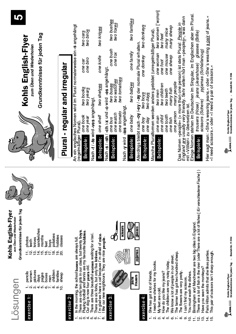 Englisch-Flyer