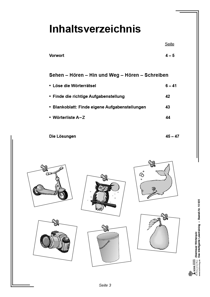 Abenteuer Wörterquiz