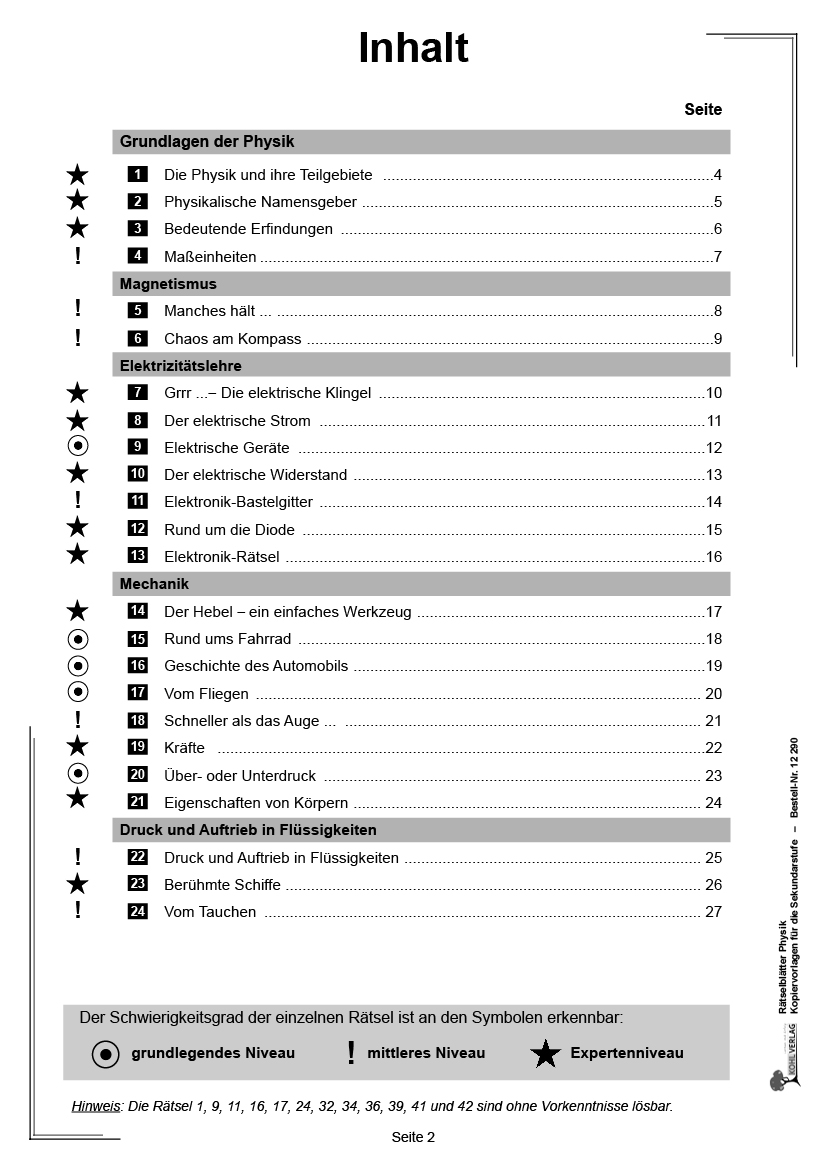 Rätsel Physik