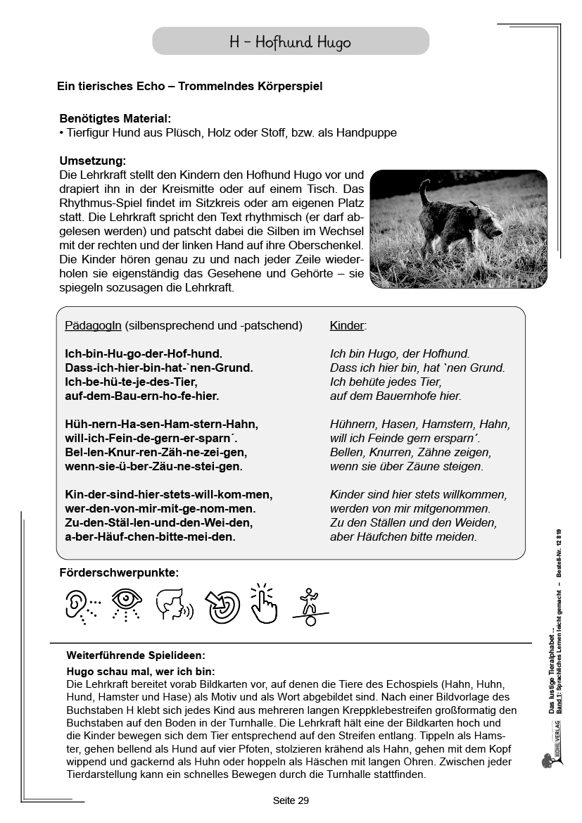 Das lustige Tieralphabet / Band 1: Sprachliches Lernen leicht gemacht